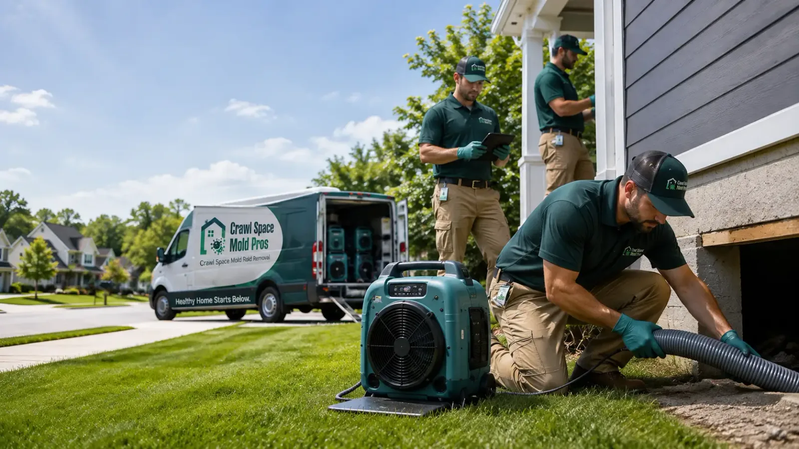 Crawl Space Mold Removal in Wayland, MI